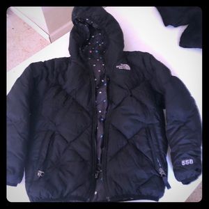North face reversible jacket